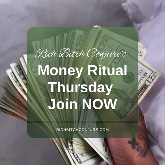 Give Me My Money | Unlock Financial Abundance and Fast Cash with Rich Bitch Conjure’s Money Drawing Ritual Using Jupiter’s Energy