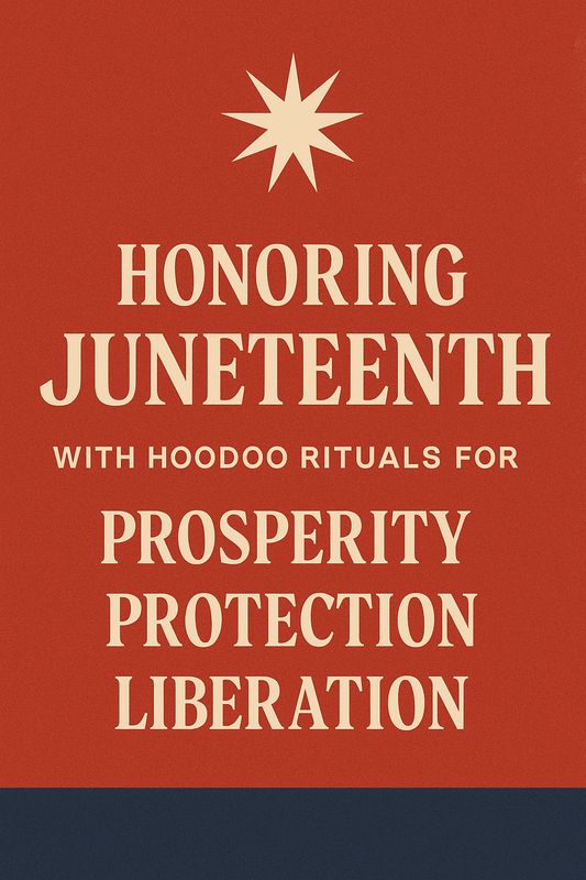 Honoring Juneteenth with Power, Purpose & Hoodoo Rituals for Prosperity, Protection, and Liberation