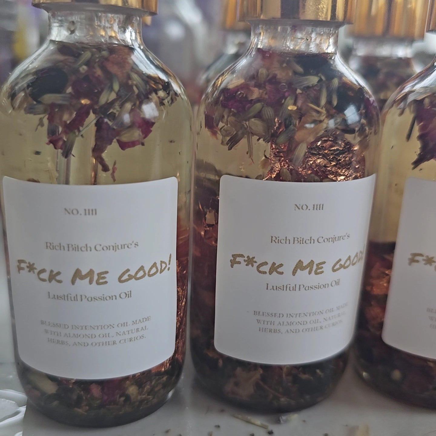 Luxury Intense Passion Oil - Rich Bitch Conjure's Fck Me Good XL