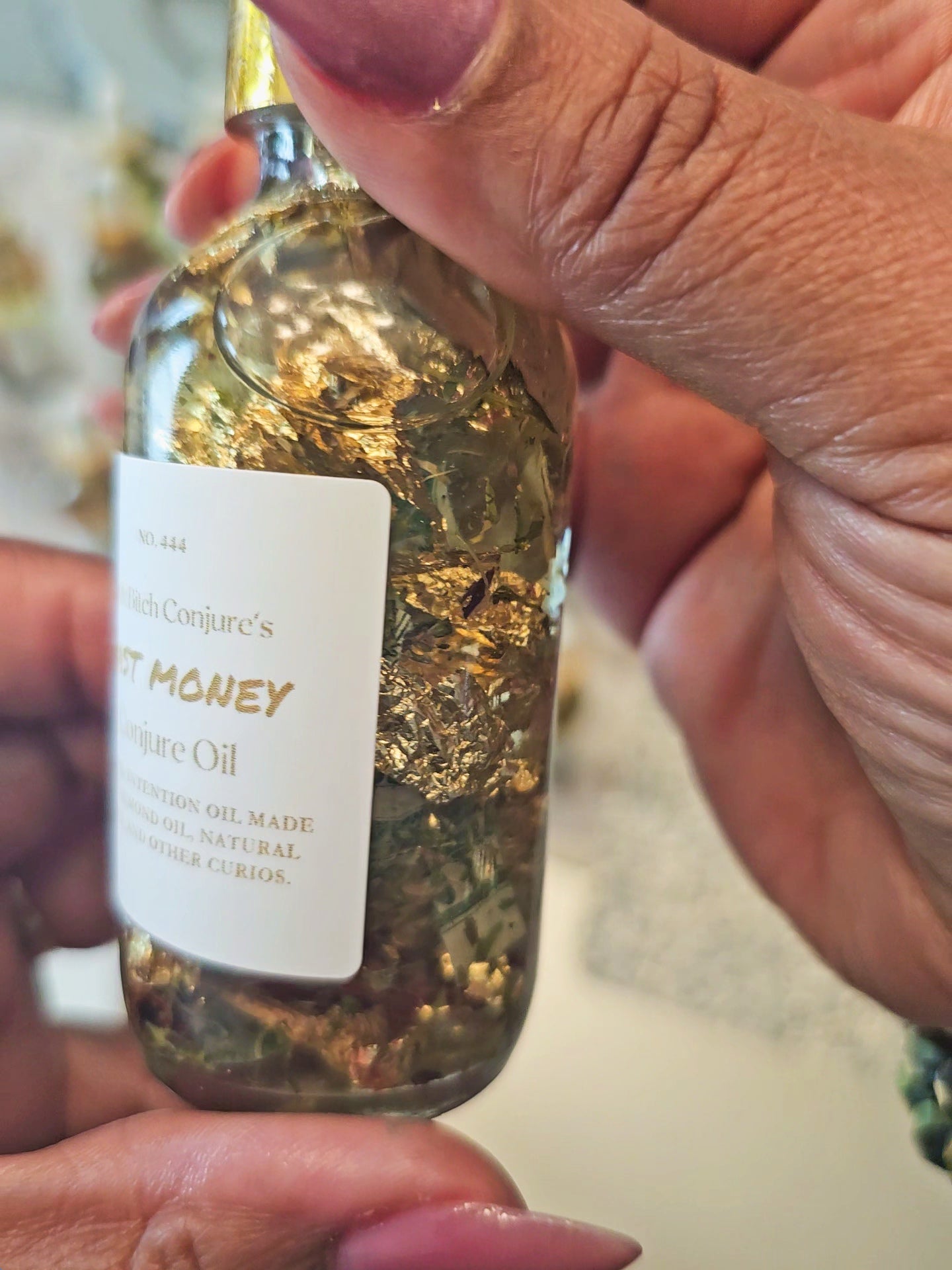 Fast Money Oil - Luxury Hoodoo Conjure Oil for Quick Cash & Prosperity