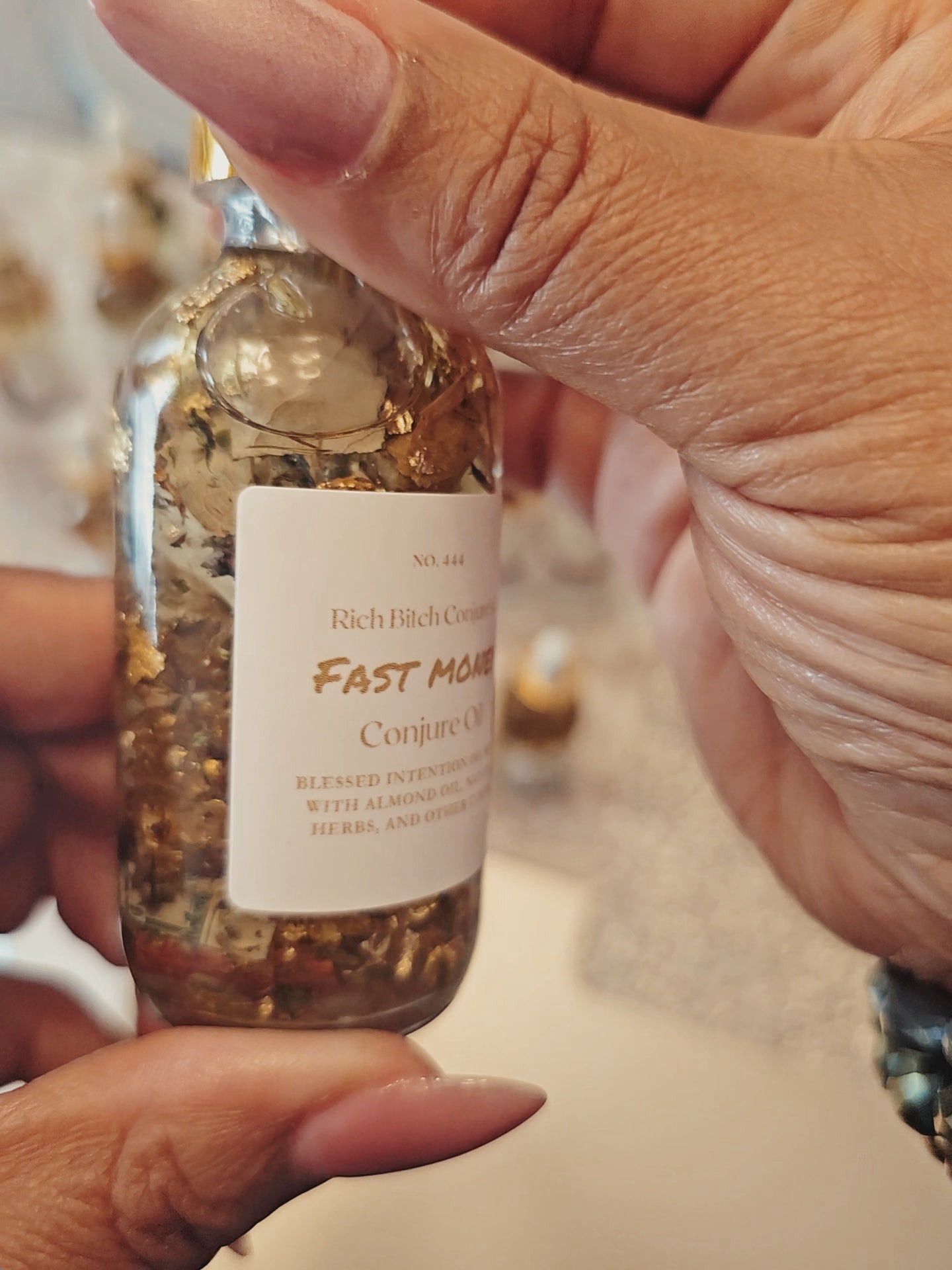 Fast Money Oil - Luxury Hoodoo Conjure Oil for Quick Cash & Prosperity