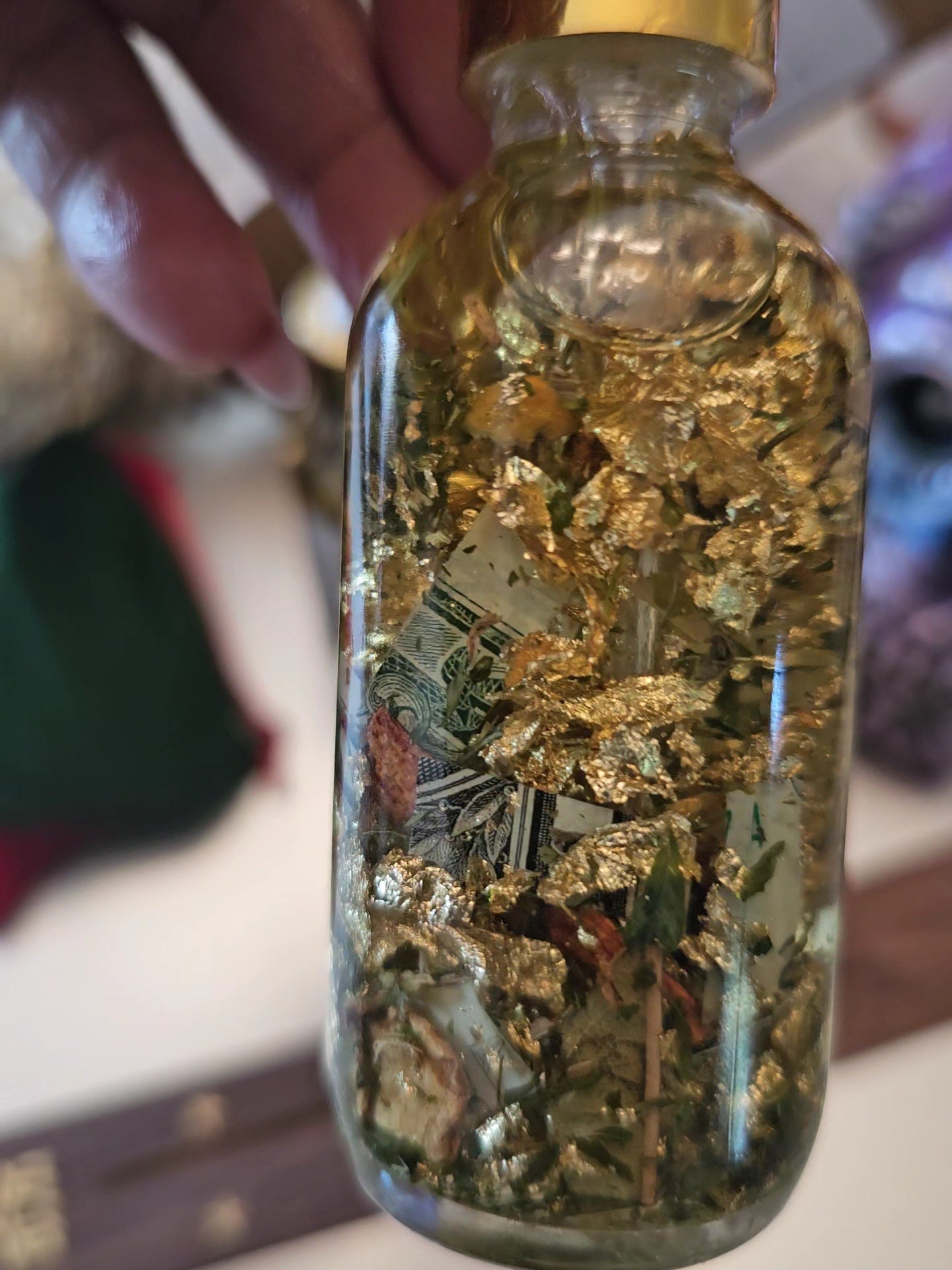 Fast Money Oil - Luxury Hoodoo Conjure Oil for Quick Cash & Prosperity
