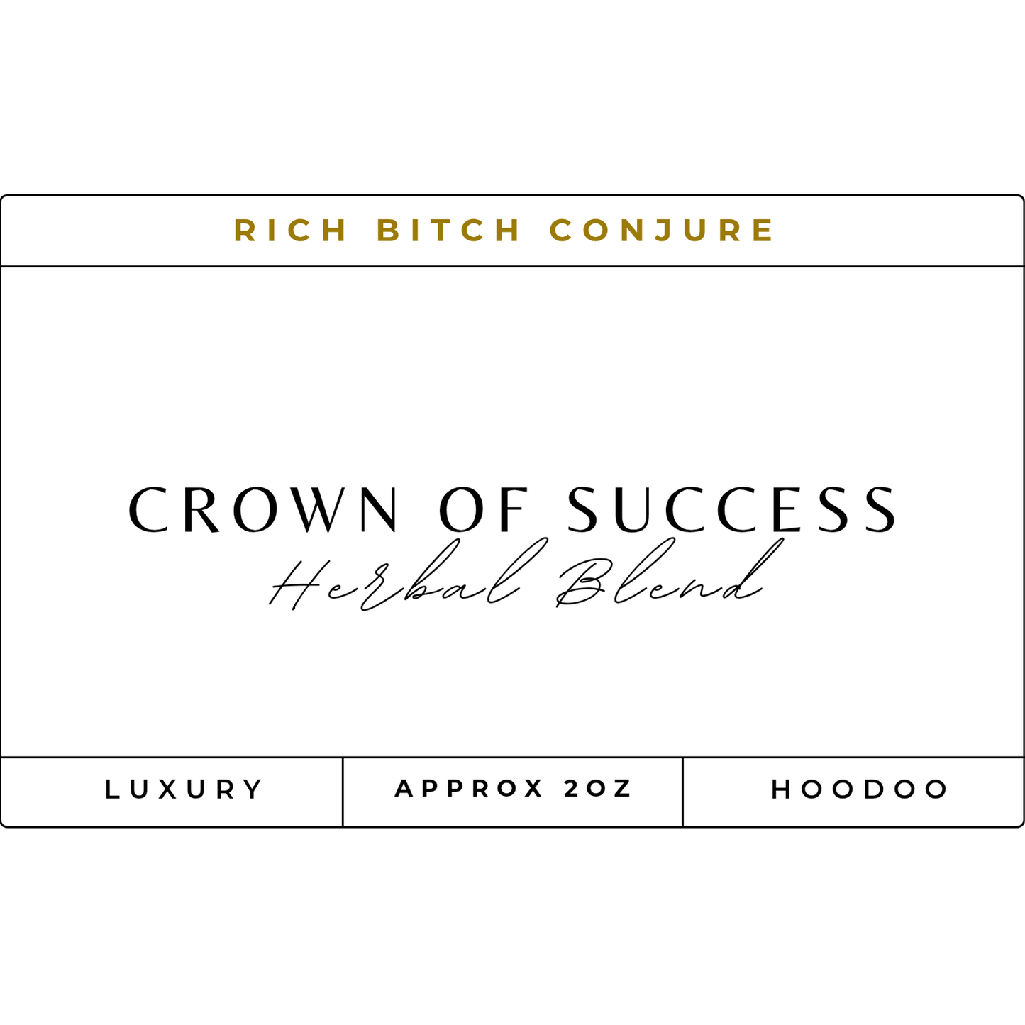 Crown of Success Luxury Organic Incense Sticks #1007