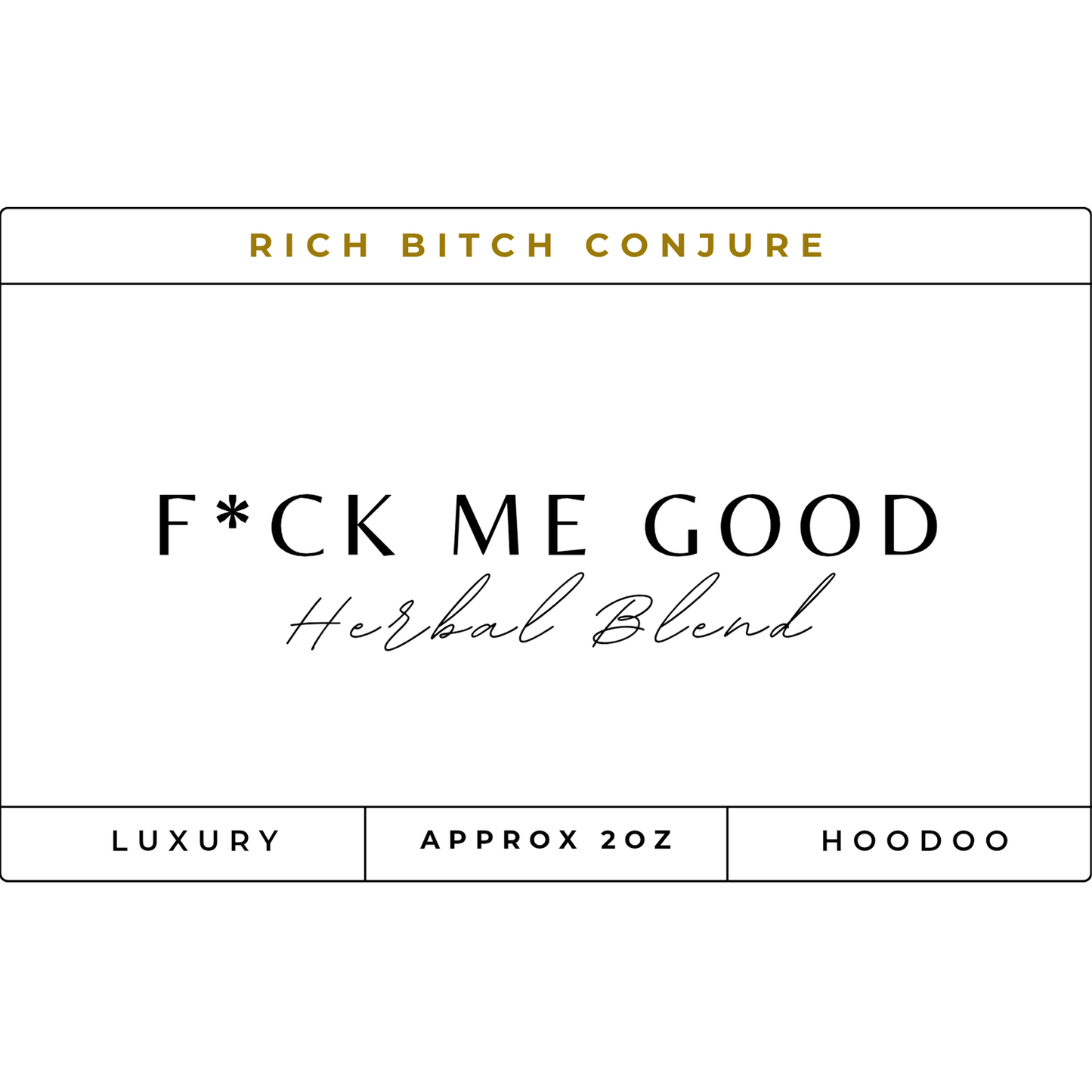 Fck Me Good Luxury Organic Incense Sticks #1013