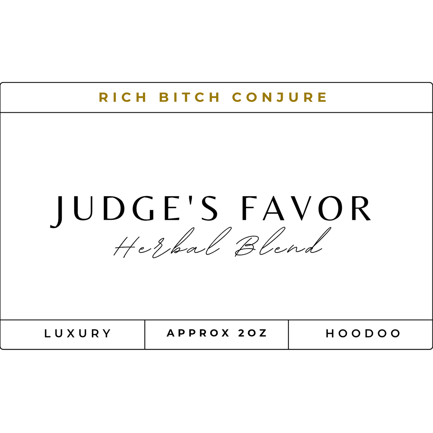Judge's Favor Court Case Hoodoo Herbal Blend