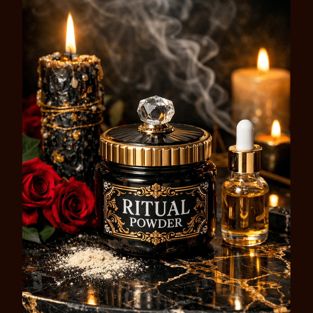 Glamour Enchantment Hoodoo Ritual Powder – Luxury Glamour Magick Powder for Beauty, Confidence & Attraction (2 oz)