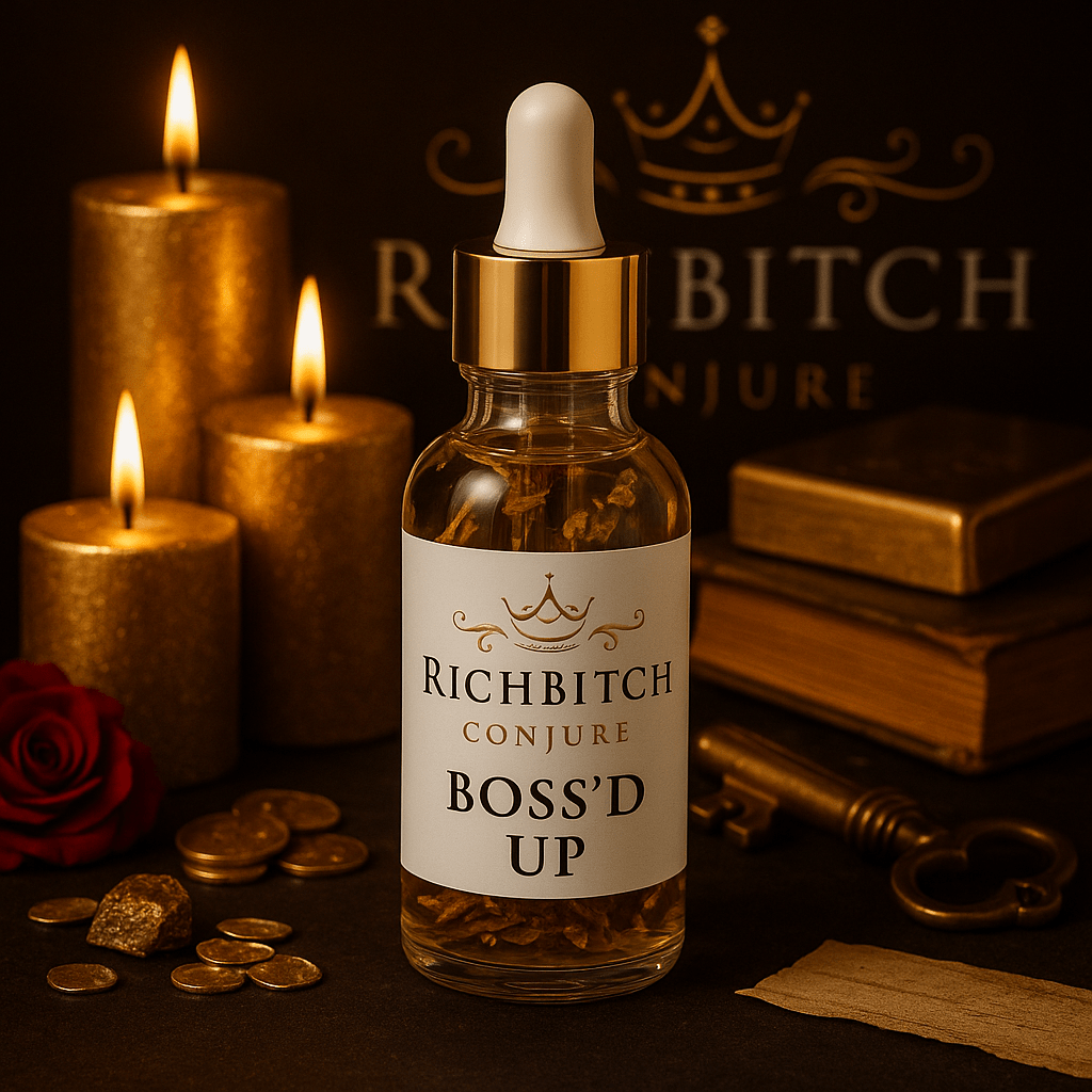 Boss'd Up Conjure Oil for Saturn Power, Authority, and Discipline