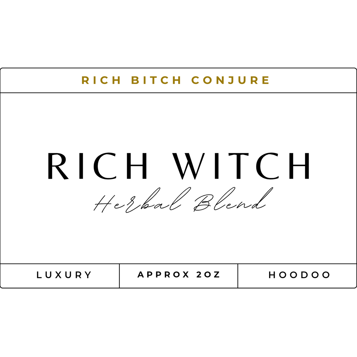 Rich Witch Luxury Organic Incense Sticks #1004