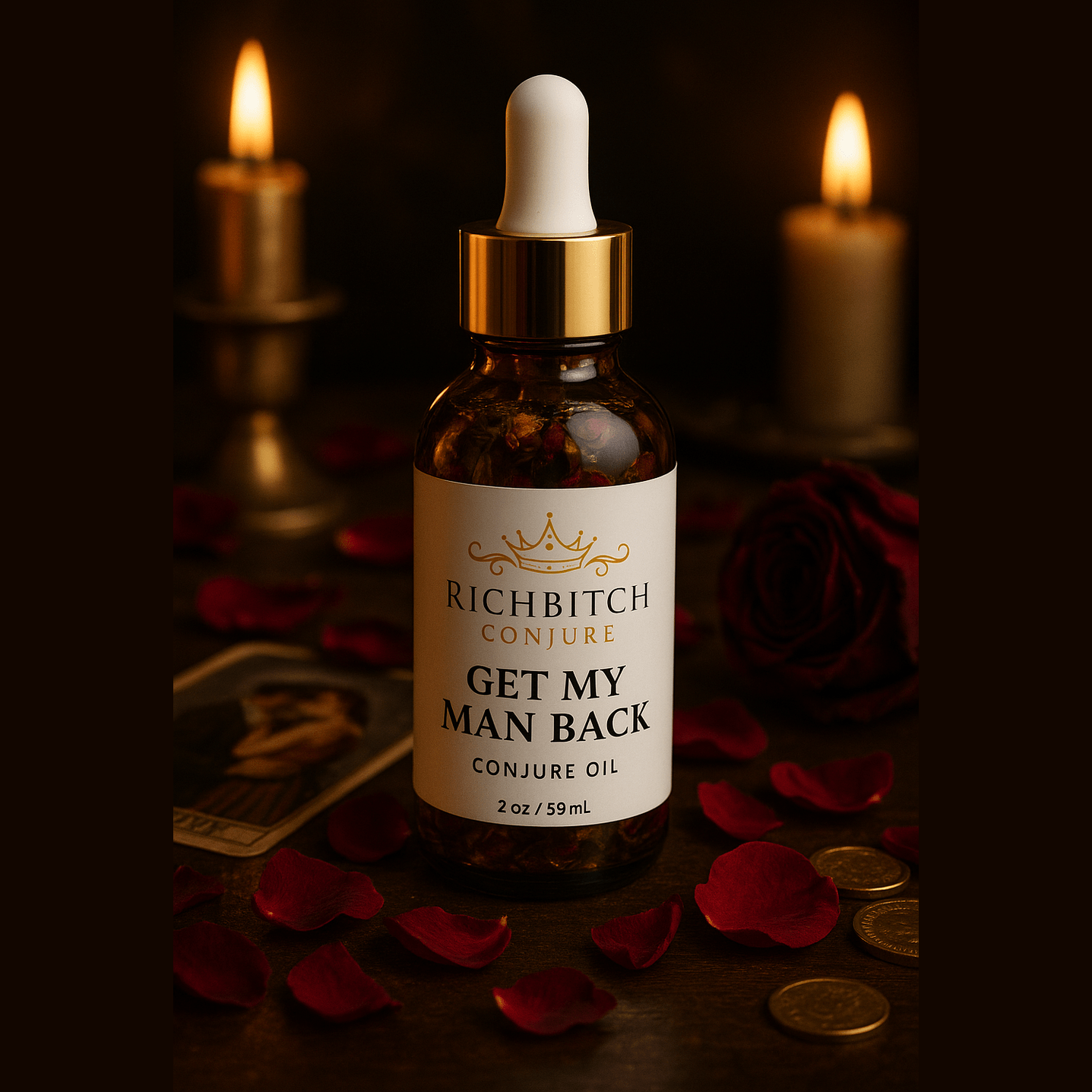 Rich Bitch Conjure's Get My Man Back – Lovers Return Conjure Oil