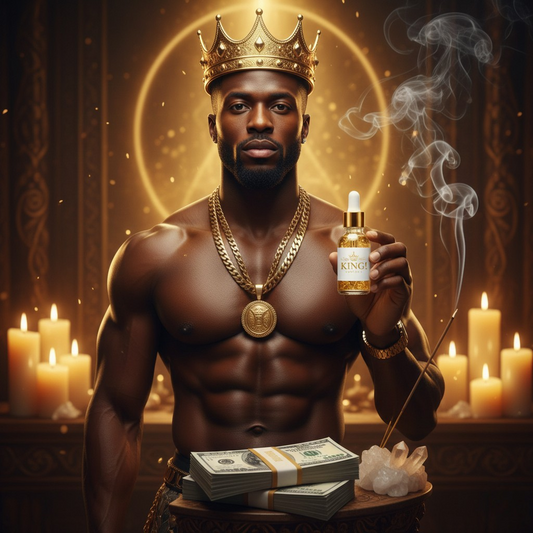 Activate Divine Masculine Power: Step Into Leadership, Wealth & Purpose with KING! Conjure Oil