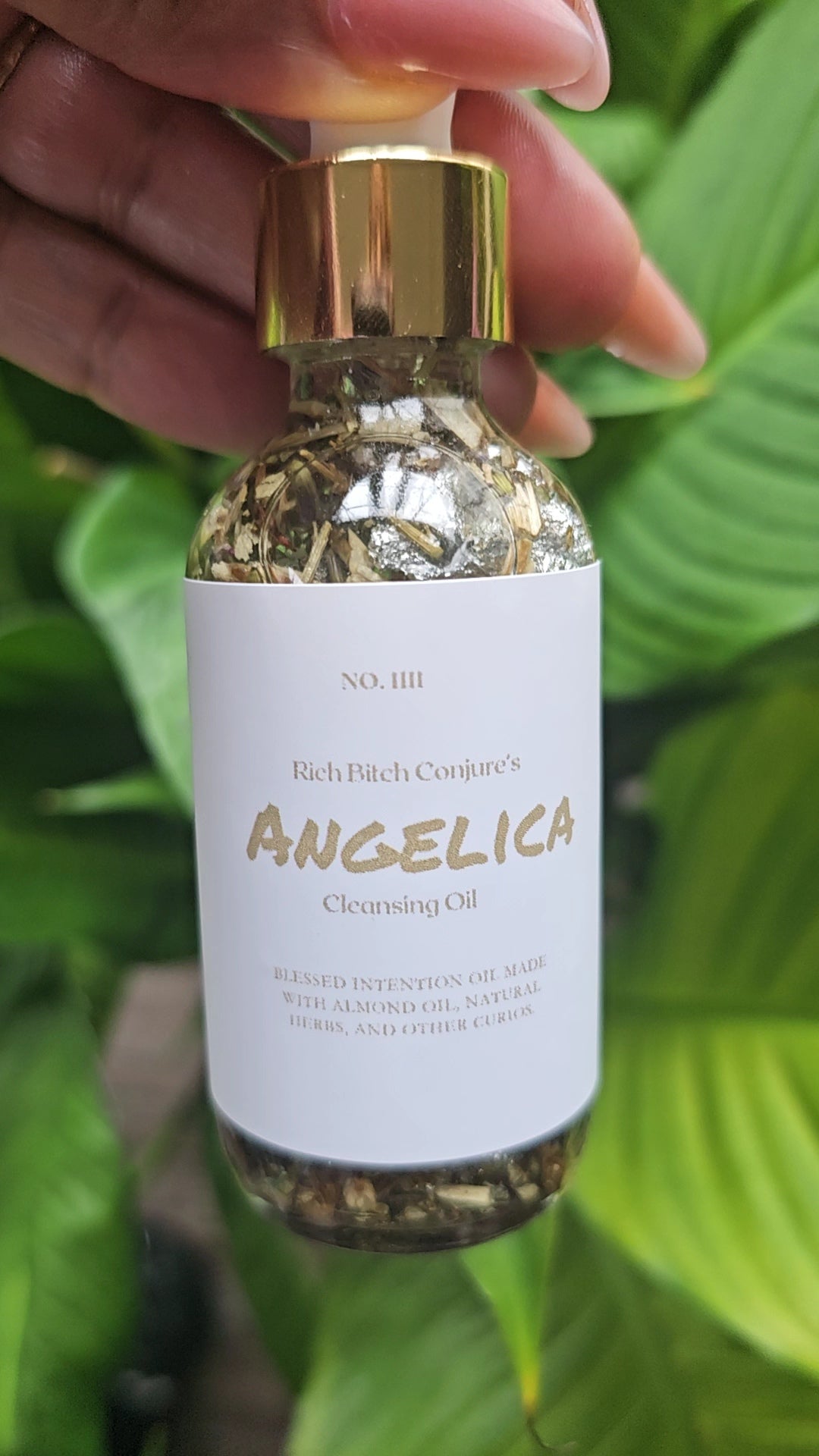 Rich Bitch Conjure's Cleansing Oil  | Angelica