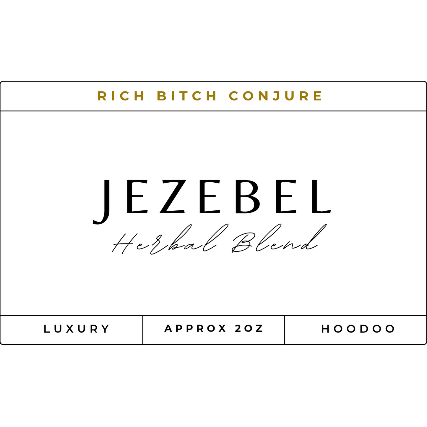 Jezebel Honey Luxury Organic Incense Sticks #1023