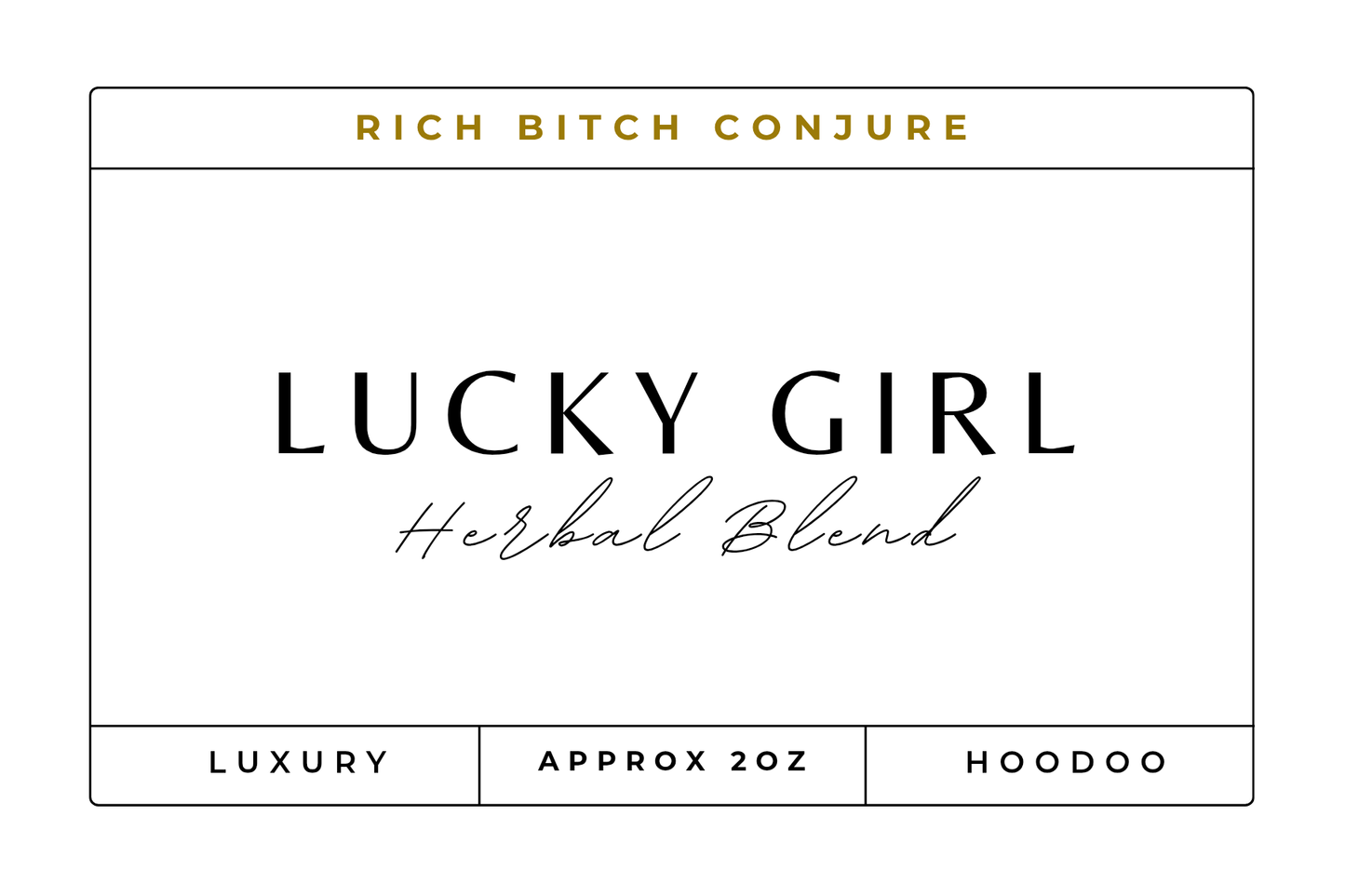 Lucky Girl Luxury Organic Incense Sticks