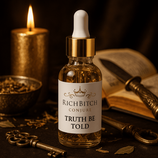 Truth Be Told Conjure Oil for Clarity, Truth Reveal, and Spiritual Protection