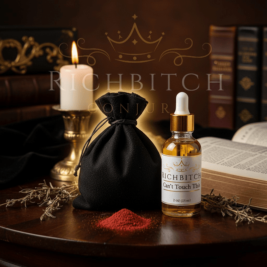 Rich Bitch Conjure's Fiery Wall of Protection Hoodoo Mojo Bag