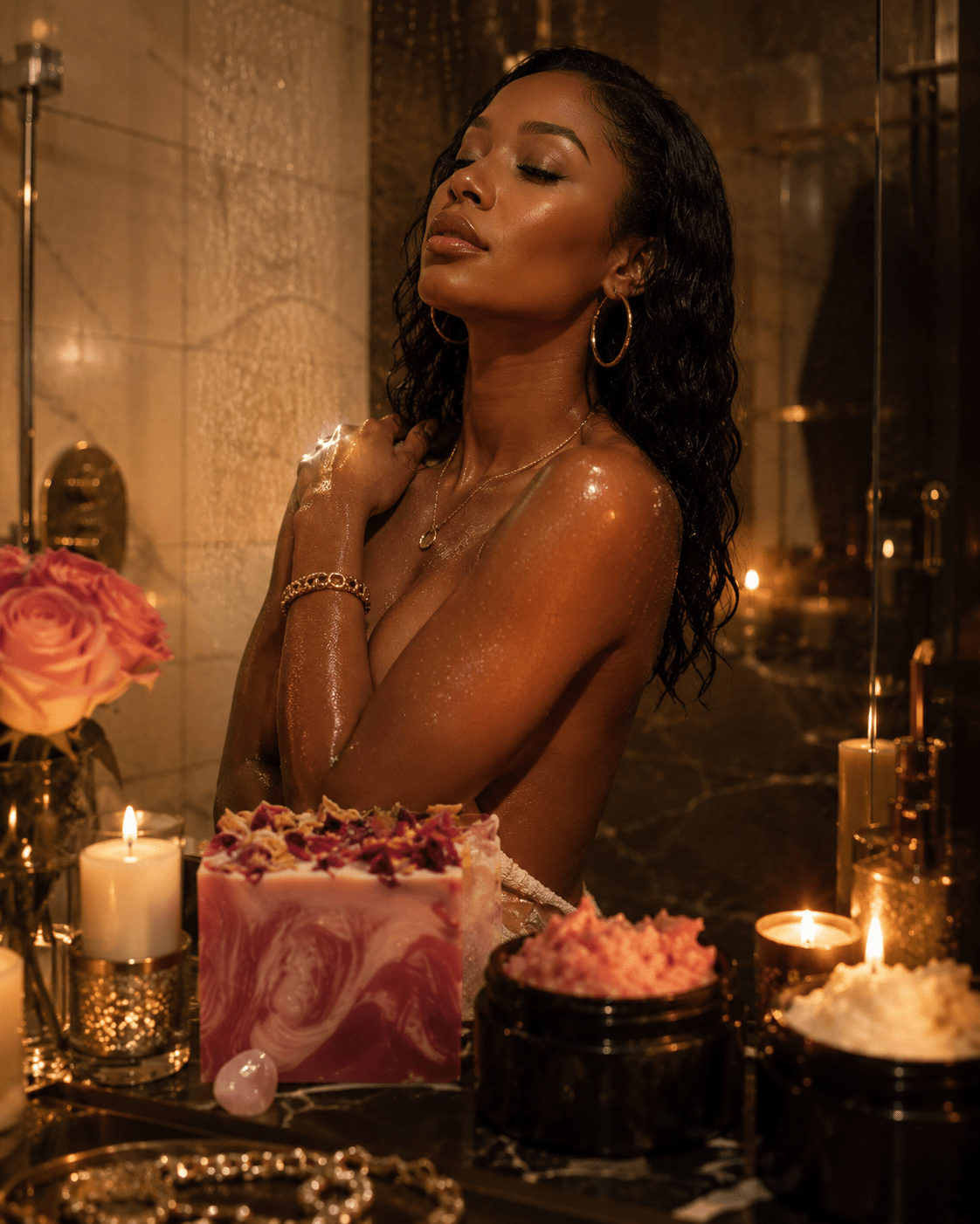 Rich Bitch Conjure’s Divine Feminine Ritual Bar Bundle | Buy 3 Get 1 Free Luxury Hoodoo Soap Collection