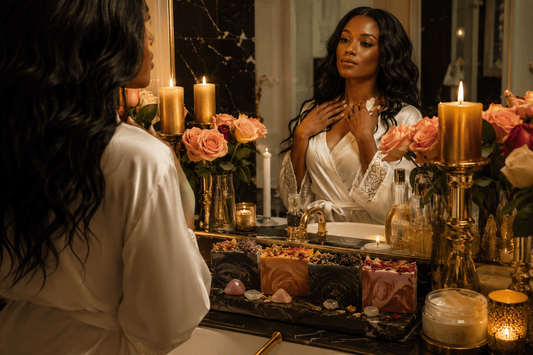 Rich Bitch Conjure’s Divine Feminine Ritual Bar Bundle | Buy 3 Get 1 Free Luxury Hoodoo Soap Collection