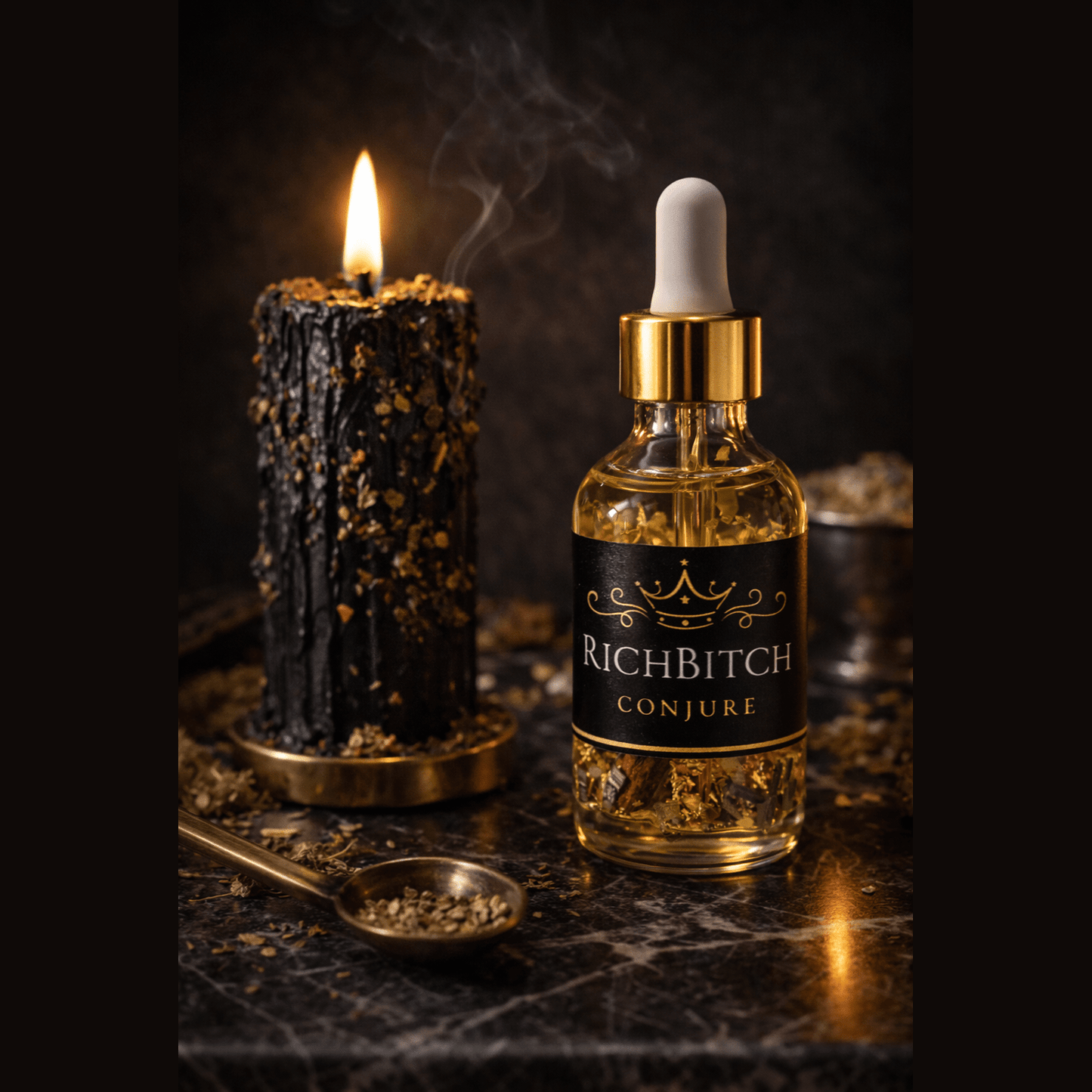 Rich Bitch Conjure's Damian Oil for Intense Domination