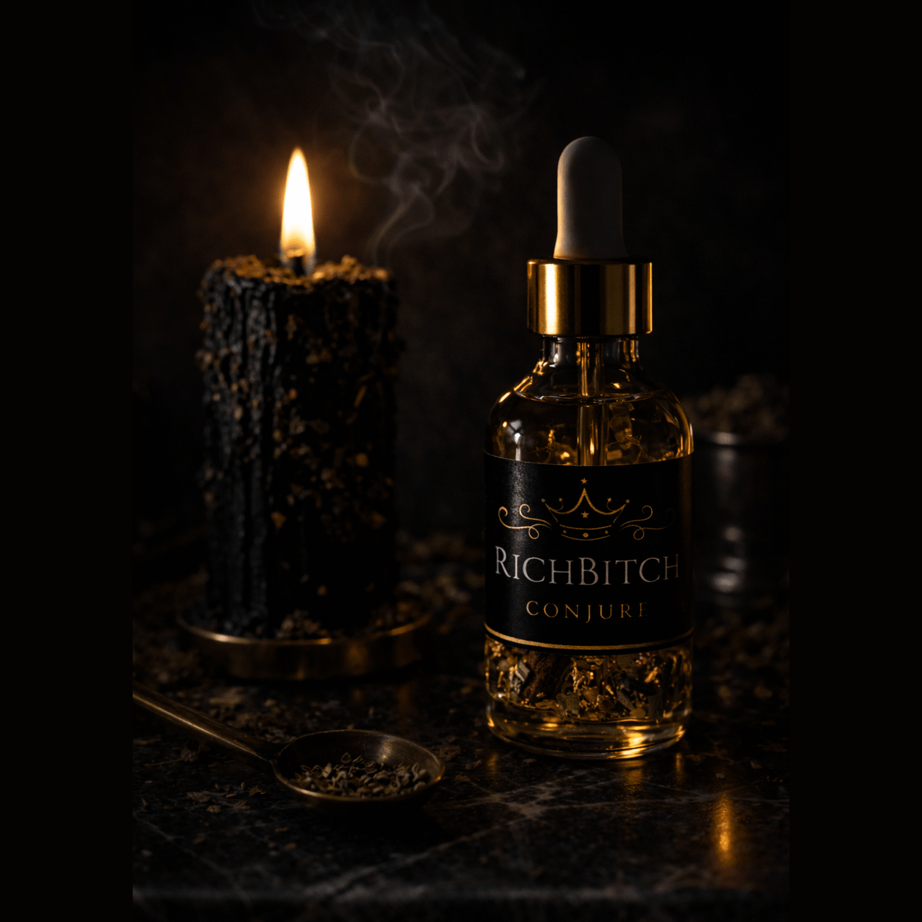 Rich Bitch Conjure's Damian Oil for Intense Domination